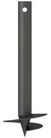 Винтовая свая толстостенная - СВС (т) 102/350-2000